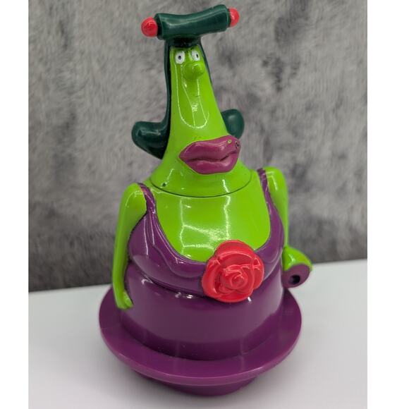 Alien toy BROTHERS FLUB Animated OUTER SPACE Green Purple Alien Hardee's 2000 y - Picture 1 of 4